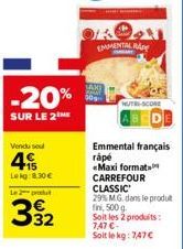 emmental Carrefour