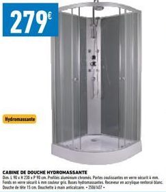 279€  Hydromassante 