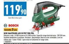 scie sauteuse Bosch