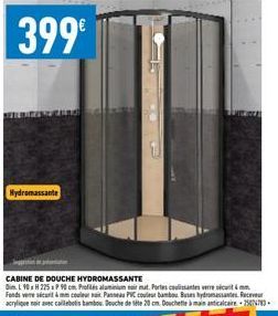 cabine de douche Dim