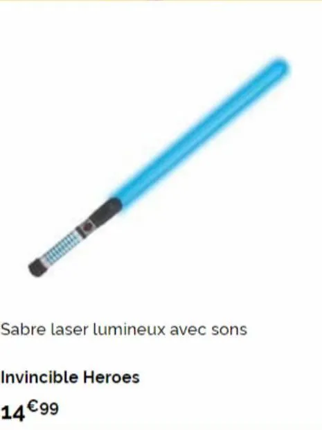 sabre laser lumineux avec sons  invincible heroes  14 €99 