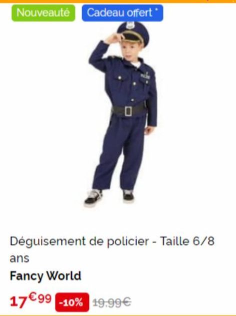 déguisement de policier 