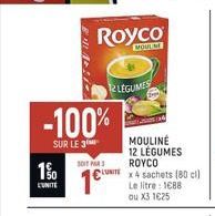 légumes Royco