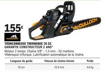 155€  MCCULLOCH 