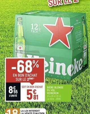 bière blonde heineken