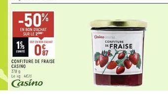 confiture de fraise 