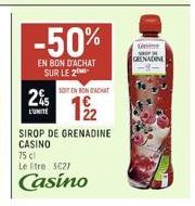 sirop de grenadine 