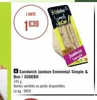 jambon sodebo