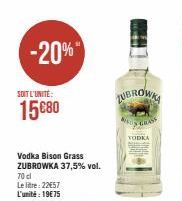 vodka Zubrowka