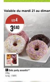 E Dots party assortis  220g Lekg 15045 