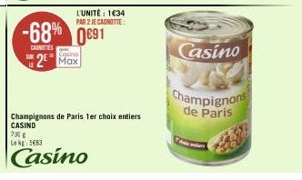 champignons de Paris 