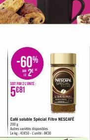 café soluble Nescafé