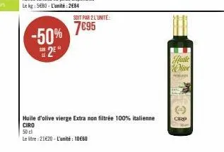 huile d'olive vierge 