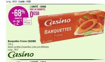 barquettes 