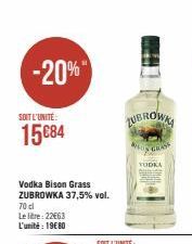 vodka Zubrowka