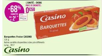 barquettes 