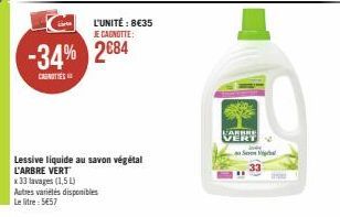 lessive liquide L'Arbre Vert