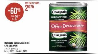 haricots verts Cassegrain