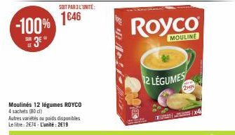 légumes Royco