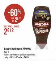 sauce barbecue Amora
