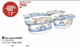 -60% E2EⓇ  SOIT PAR 2 L'UNITÉ  2063  SKYR  SKYR  skyr  SKYR 