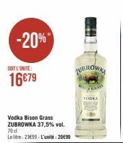 vodka Zubrowka