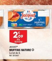muffins nature Jacquet