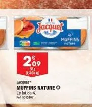 muffins nature jacquet