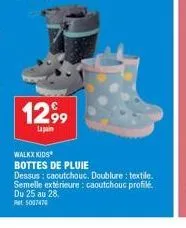 bottes de pluie 