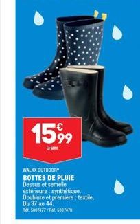 bottes de pluie 