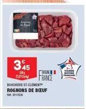 345  450  atc  origine  france  boucherie st-clément rognons de bœuf p. 5011836  viande  franchise 