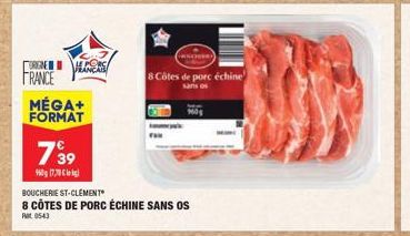 côtes de porc Boucherie St-Clément