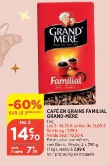 café en grains 