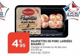 paupiettes de porc bigard