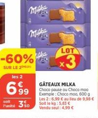 gâteaux Milka