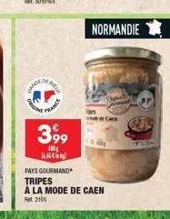 lde  vande  prind  france  16.66  399  100g  normandie  pays gourmand  tripes  à la mode de caen  ret. 2105 