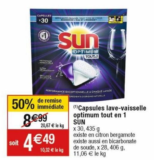 nettoyage lave-vaisselle Sun