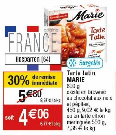 tartes Marie