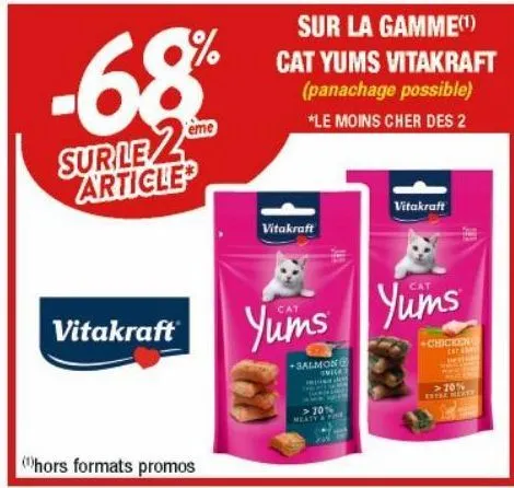 nourriture pour chats vitakraft