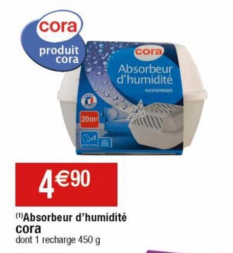 absorbeur d'humidité Cora