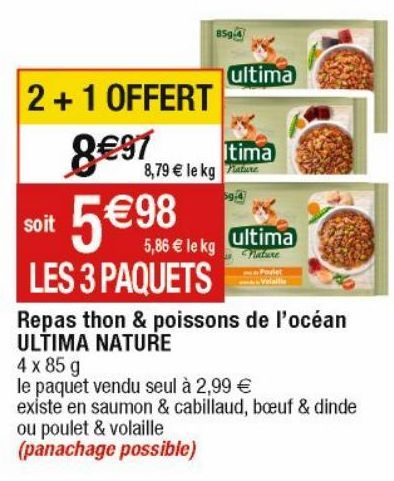 nourriture pour chats Ultima