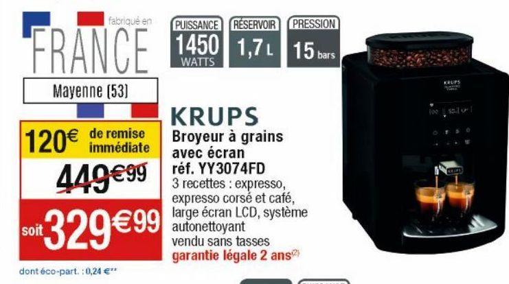 cafetière Krups