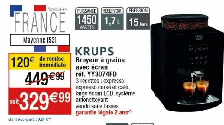 cafetière krups