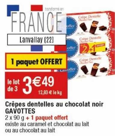 crêpes au chocolat gavottes