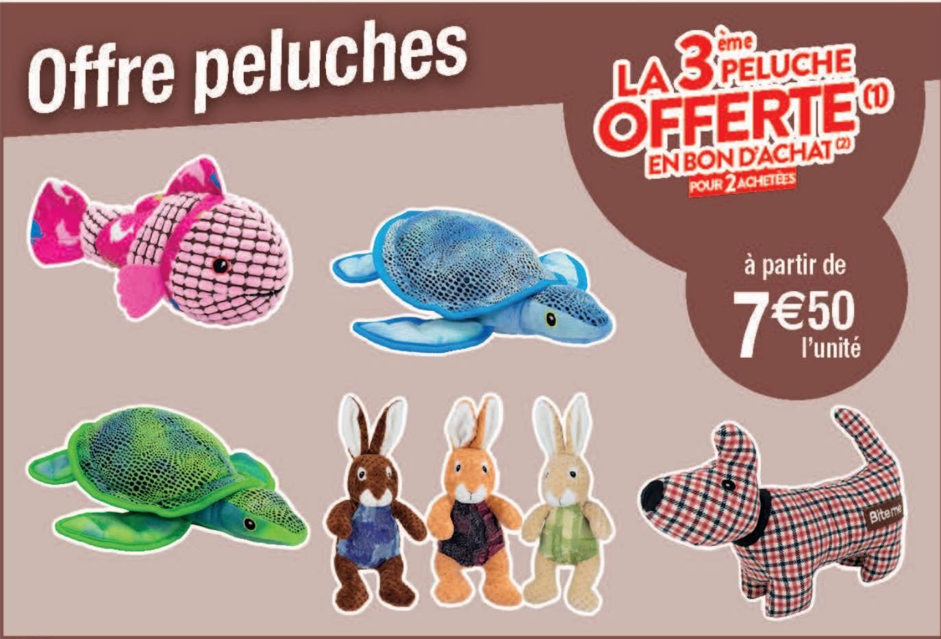 offre peluches