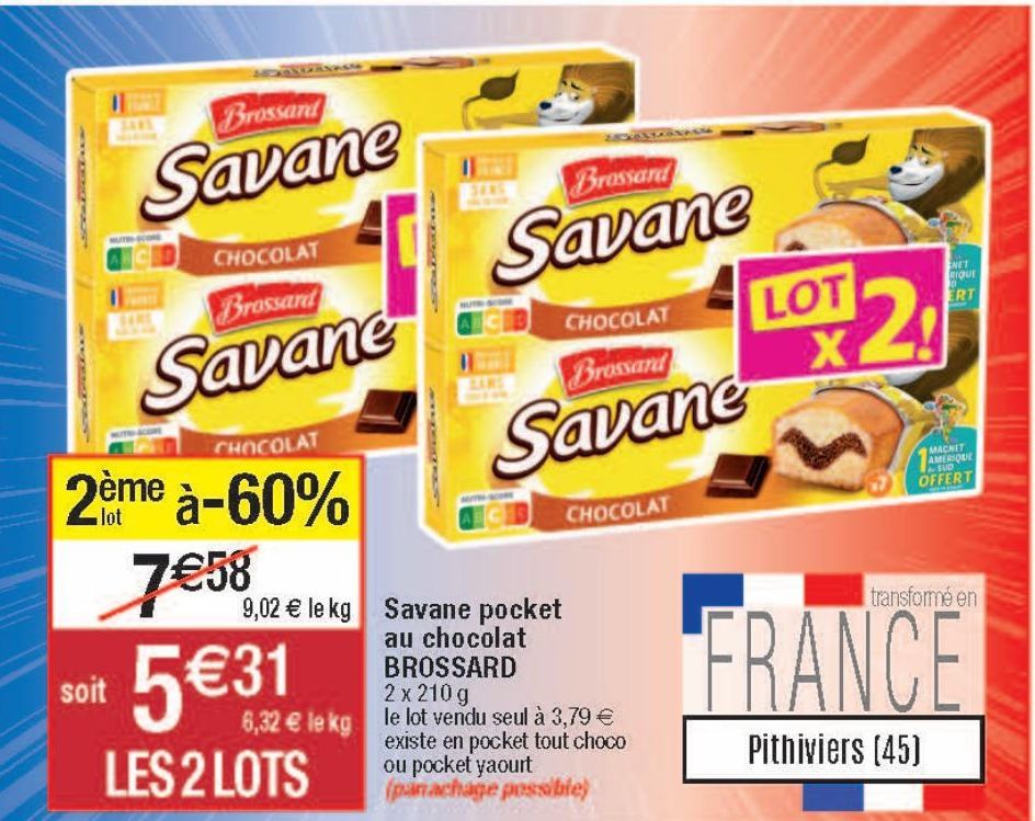 Savane pocket au chocolat Brossard