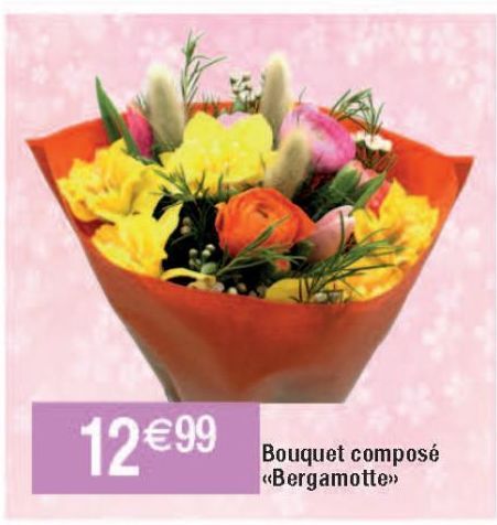 Bouquet composé <<Bergamotte>>