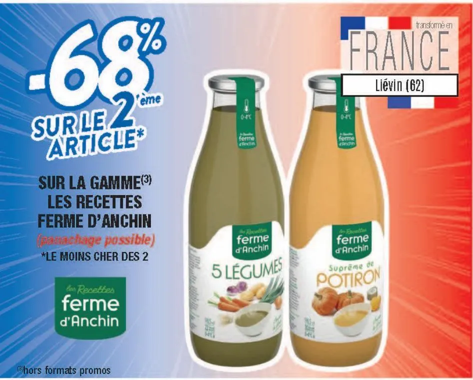 sur la gamme les recettes ferme d'anchin