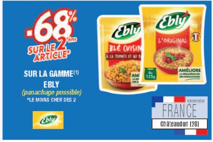 Sur la gamme Ebly