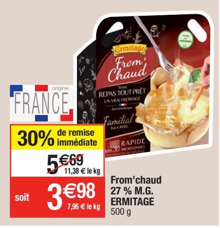 from'chaud  27% mg Ermitage